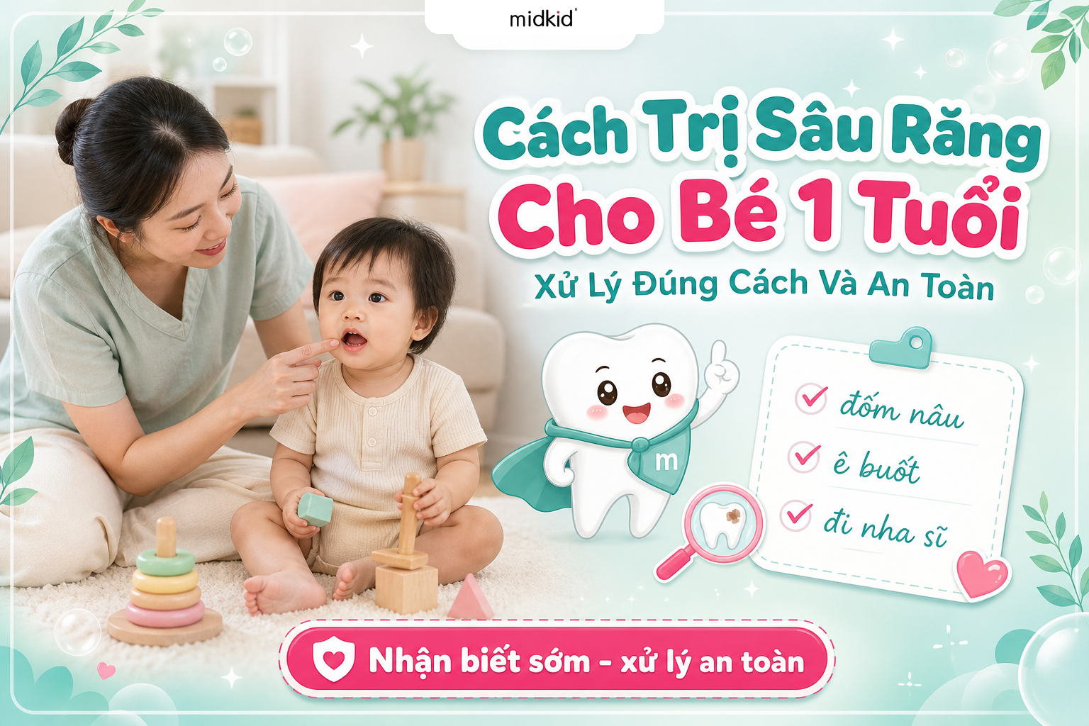 Cách Trị Sâu Răng Cho Bé 1 Tuổi: Xử Lý Đúng Cách Và An Toàn